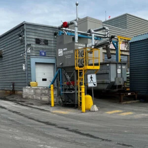MAXIFLO collector for hazardous waste processing