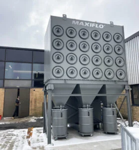 MAXIFLO dust collector for Jefferson High School welding shop