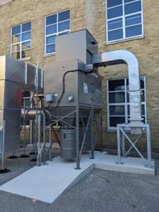 Woodshop dust collector for Thames Valley District School Board